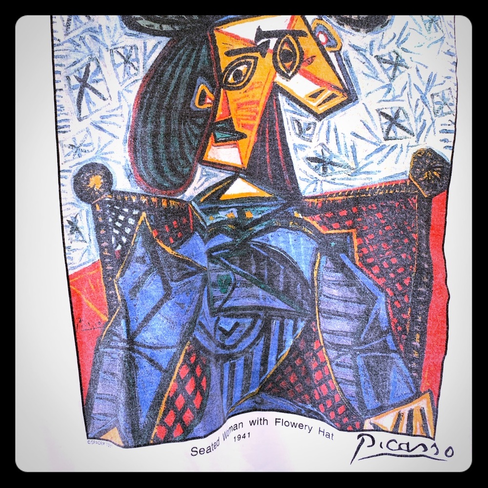 VTG PICASSO ‘95 t shirt Large retro vintage unisex
